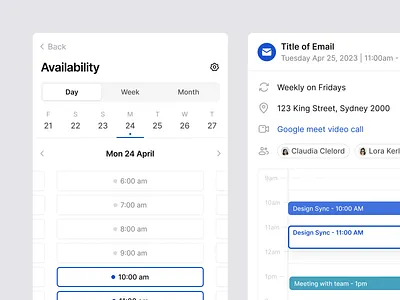Booking System — project screenshot